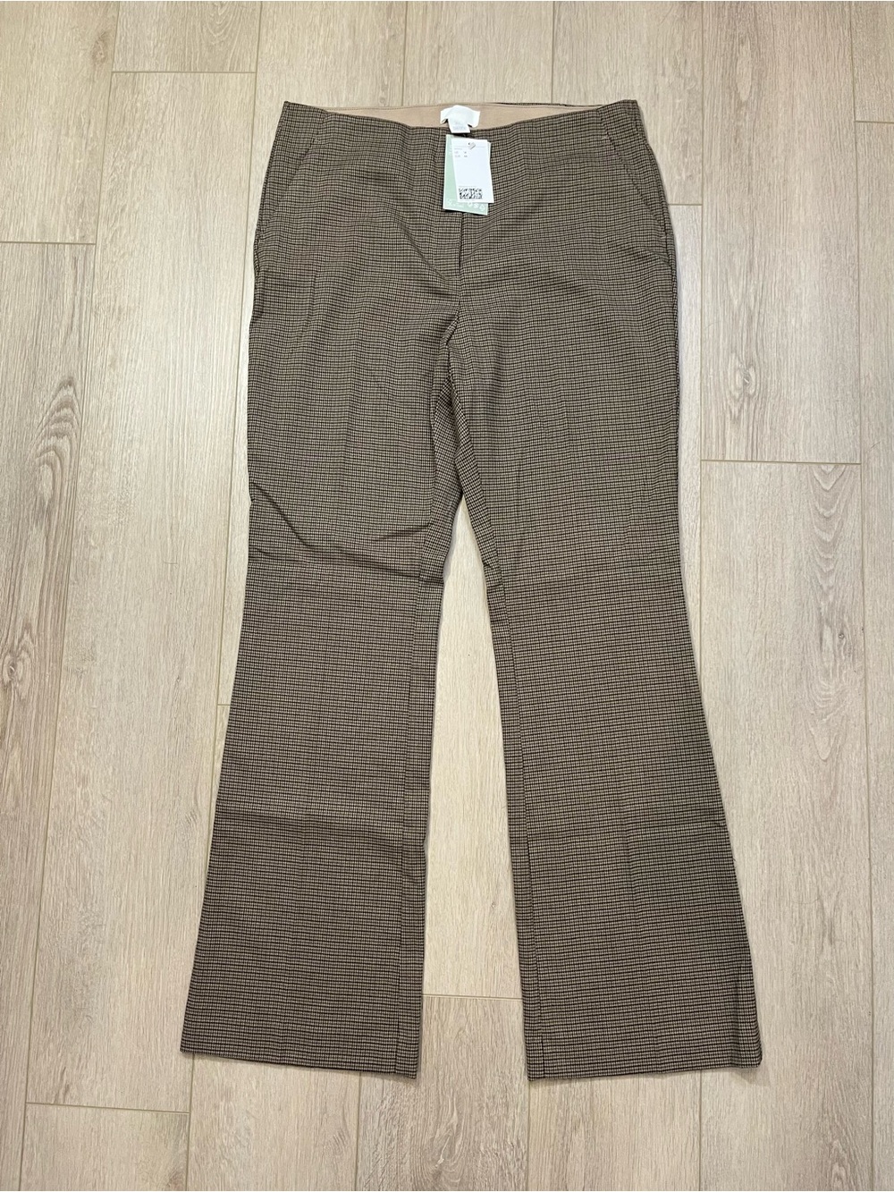 H&M Brown Brown/Tan Houndstooth Tailored Trousers - FREE SHIPPING on Bundles $95